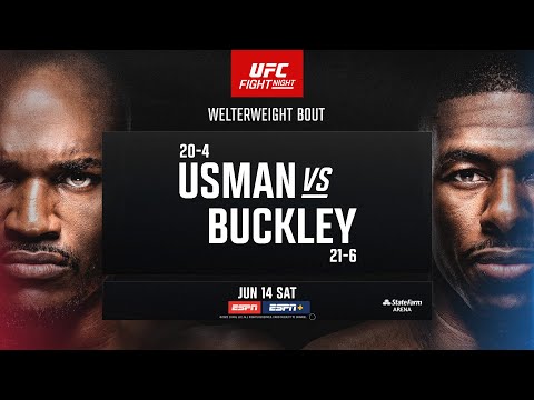 UFC Fight Night: Usman vs. Buckley Betting Odds From MyBookie