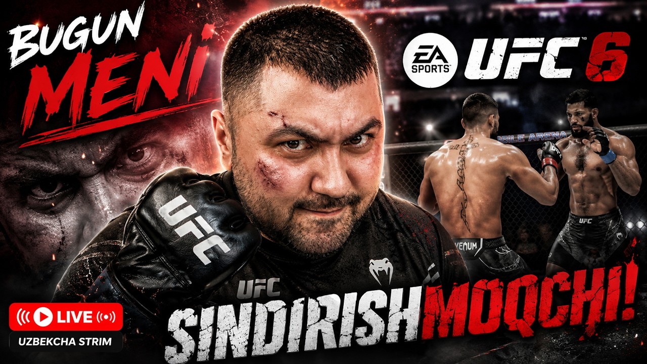 💀 BUGUN MENI SINDIRISHMOQCHI! ➜ EA Sports UFC 6 (XAYRIYA) (LIVE)