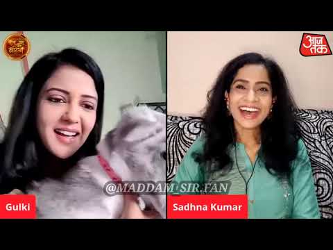 Gulki Joshi aka Haseena Mallik with her cute puppy Jalebi Joshi || Maddam Sir