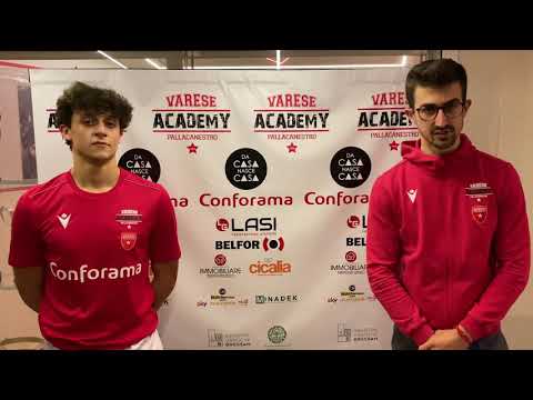 Intervista post partita Conforama Academy Varese - AZ Pneumatica Robur Saronno