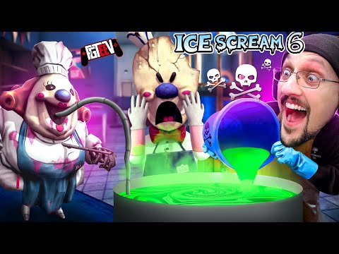 FATTY MATI & the Candy Shop! Baking Sabotage in Ice Scream 6 Friends: Charlie |FGTeeV Funny Gameplay