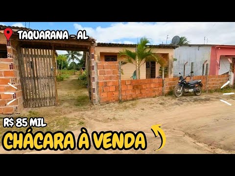 MINI CHÁCARA COM DUAS CASAS A VENDA TAQUARANA ALAGOAS 