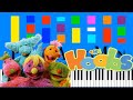 The Hoobs Theme Song Slow Easy Medium Piano Tutorial 4K