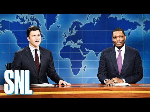Weekend Update: Colin Jost and Michael Che Switch Jokes - SNL