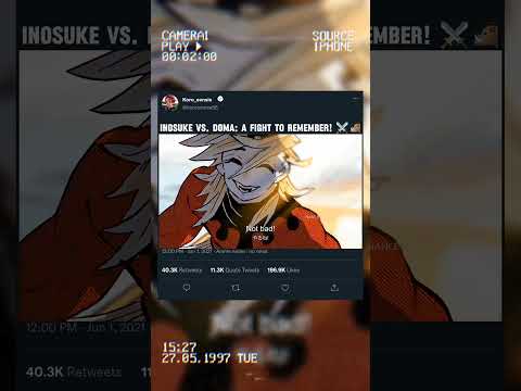 INOSUKE VS. DOMA: A FIGHT TO REMEMBER! ⚔️ 🐗