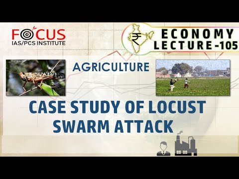 IAS PCS Economy LECTURE-105: Agriculture: Case Study Of Locust Swarm Attack