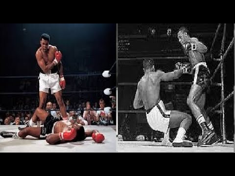 FIRST TIME  KNOCKED DOWN: MUHAMMAD ALI (CASSIUS CLAY) vs SONNY BANKS, Madison Square Garden 1962, NY