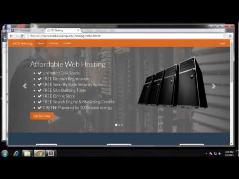 Learn How to Create a Web Hosting Template Part 7