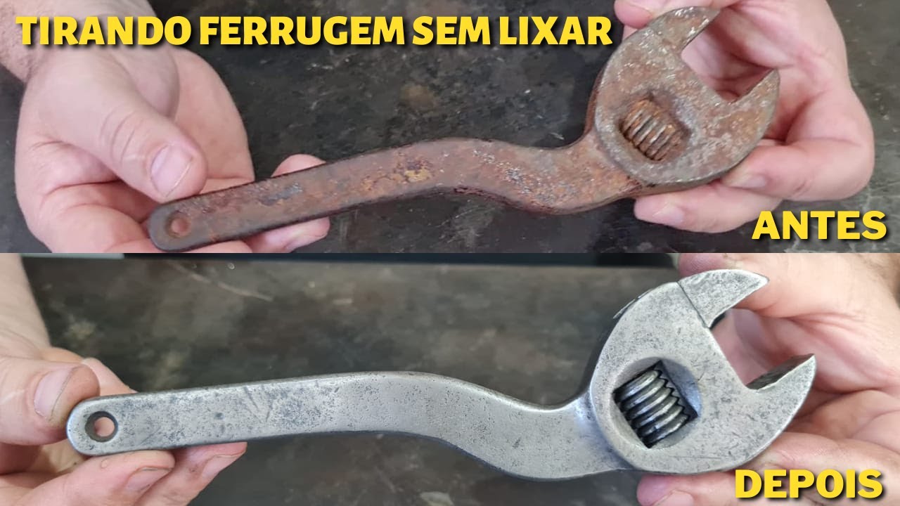 Como Fazer Eletrólise Para Restaurar Ferramentas