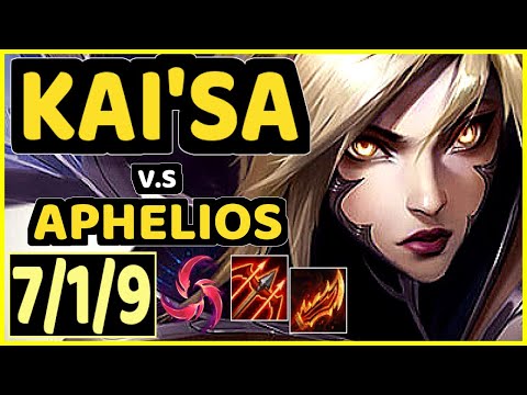 ATTILA (KAI'SA) vs APHELIOS - 7/1/9 KDA BOTTOM ADC CHALLENGER GAMEPLAY - EUW