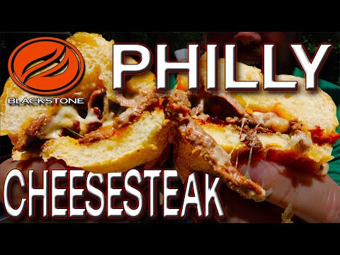 HOW TO MAKE PHILLY CHEESESTEAK SANDWICH ON BLACKSTONE GRIDDLE! OUR TAKE