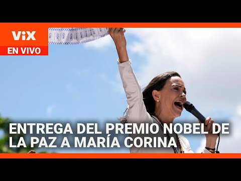 Ceremonia de entrega del Premio Nobel de la Paz a María Corina Machado