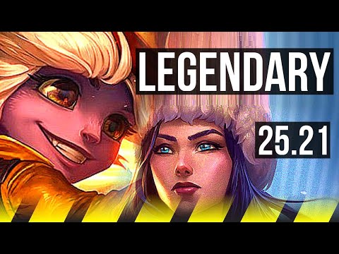 TRISTANA & Lulu vs CAITLYN & Yuumi (ADC) | Quadra, 20/2/6, Legendary | EUW Master | 25.21