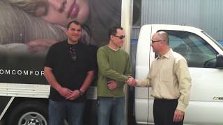 Custom Comfort Mattresses donates bed