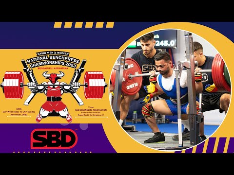 National Equipped Bench Press Championship 2023 - Women 76kg All & 84kg M1, M2 & M3 (Platform 1)