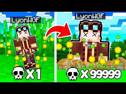 MINECRAFT MA... OGNI VOLTA CHE MUORI CAMBI GRANDEZZA!!