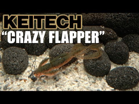 Силікон Keitech Crazy Flapper 3.6" (7шт) EA#05: Hot Fire Tiger - фото 2 - id-p1507512866