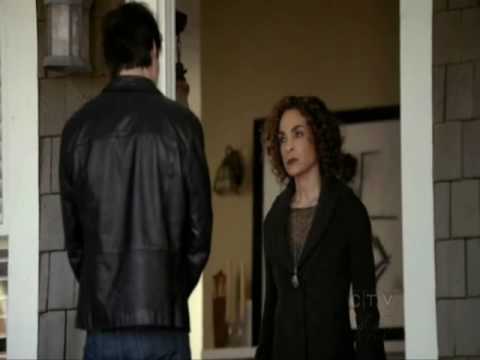 Vampire Diaries - Damon Salvatore beaten by Sheila Bennett
