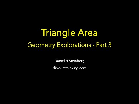 Triangle Areas Geometry Explorations Part 3 thumbnail