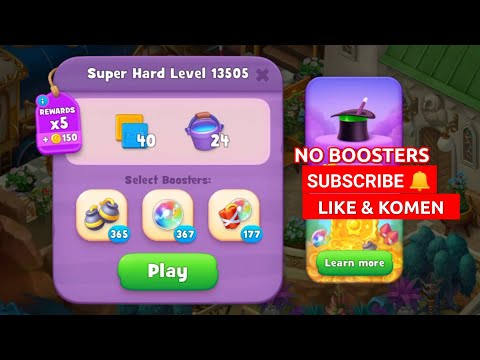 GARDENSCAPES SUPER HARD LEVEL 13505 NO BOOSTERS | MARI MAIN BERSAMA