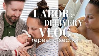 C-SECTION LABOR AND DELIVERY VLOG ... welcome our first daughter & baby girl name reveal 💕