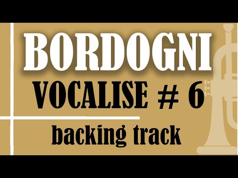Bordogni - Vocalise #6 (Backing Track)
