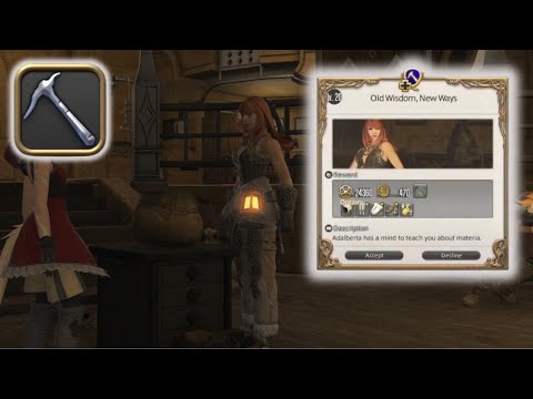 QQ - FFXIV - Miner  Level 20 - Old Wisdom, New Ways