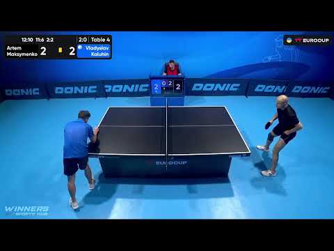 19:40 Artem Maksymenko - Vladyslav Kaluhin 03.10.2023 TT Euro.Cup Star. TABLE 4