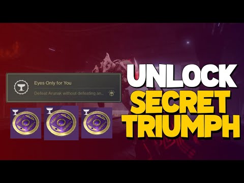 UNLOCK "Eyes Only For You'' Menagerie Secret Triumph + Week 2 Boss Guide!