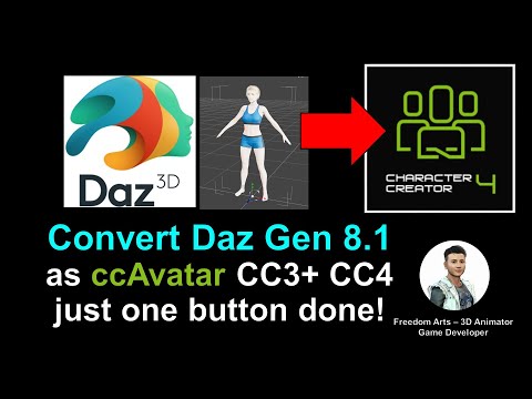 Daz Genesis 8.1 to Character Creator 4.2 - Tutorial