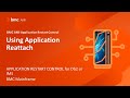 APPLICATION RESTART CONTROL For Db2 Or IMS Using Application Reattach
