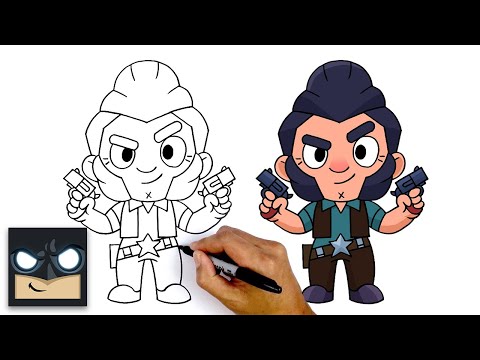 How To Draw Brawl Stars | Outlaw Colt