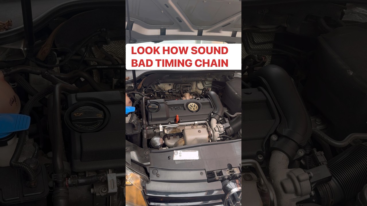 Vw Bad timing sound. #carrepair #garage #automobile #timing