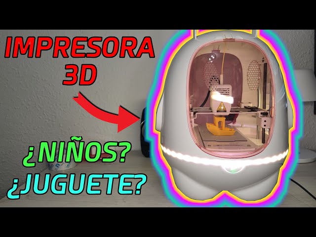 Vídeo relacionado con Mini impresora 3D para niños, segura para niños, impresora 3D de juguete, material educativo STEM, control por Wi-Fi y aplicación, actualización semanal de la biblioteca de juguetes, pantalla táctil