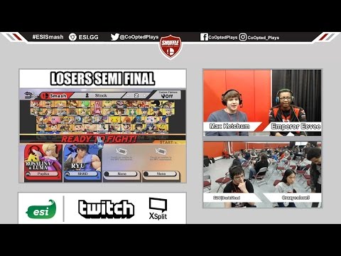 Shuffle 2017 Smash 4 Crazycolorz5 (Rosalina) vs E2C|DarkShad (Ryu) 720p 60fps