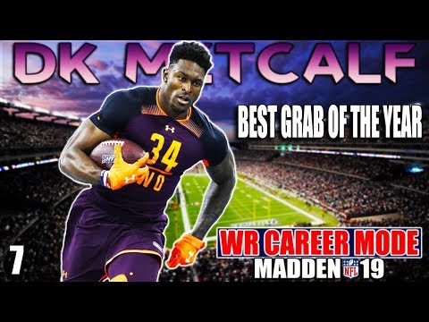 DK METCALF MADDEN (WR) Career Mode Franchise - PART 7 - Madden 19 NFL Draft Prospect Series