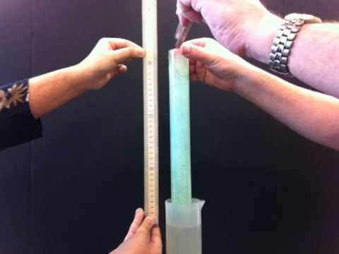 Determining the speed of sound with resonance