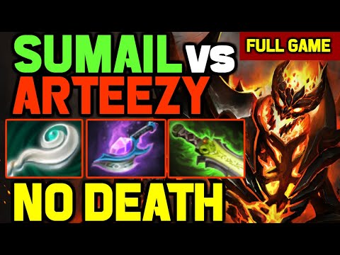 OMG Arteezy RAGE QUIT the game, Sumail Mid SF vs Arteezy Rank 1 Carry Monkey king
