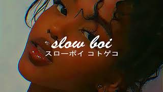 baby keem, kendrick lamar - family ties (slowed + reverb)【スローボイ コトゲコ】