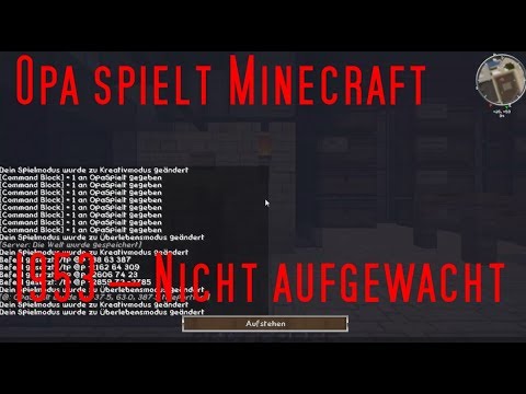 Opa spielt Minecraft 1953 – Nicht aufgewacht