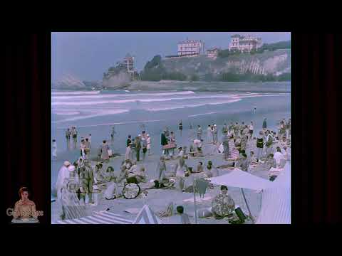 Beach. France. Retro Video
