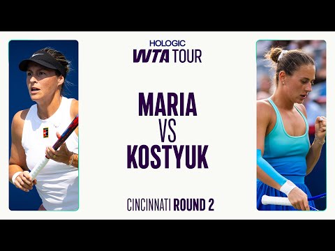 Tatjana Maria vs. Marta Kostyuk | 2025 Cincinnati Round 2 | WTA Match Highlights