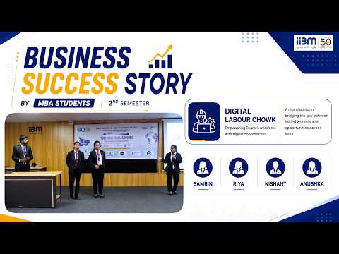 From Bihar to Boardrooms: A presentation on Digital Labour Chowk success story by MBA students.