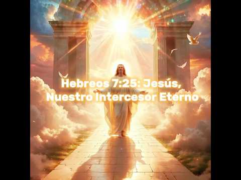 Hebreos 7:25: Jesús, Nuestro Intercesor Eterno! #shorts #Biblia