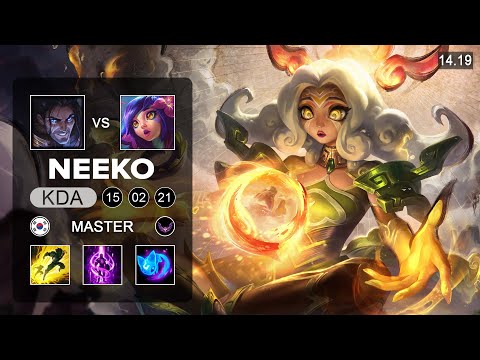 Neeko vs Sylas Mid - KR Master - Patch 14.19 Season 14