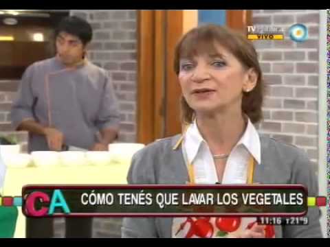 Lavado adecuado de vegetales