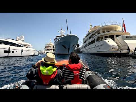 Big Yachts and a Tiny Speedboat