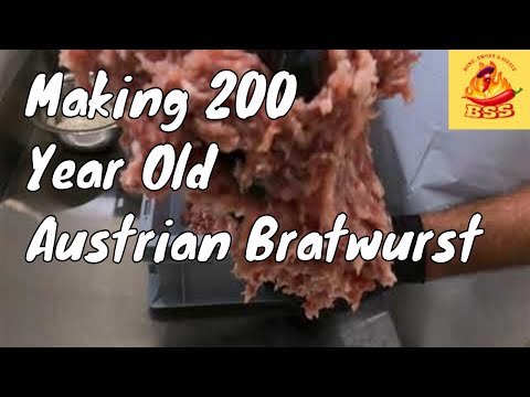 🌭 Timeless Taste: 200 year Old recipe, Austrian Bratwurst. 🌭
