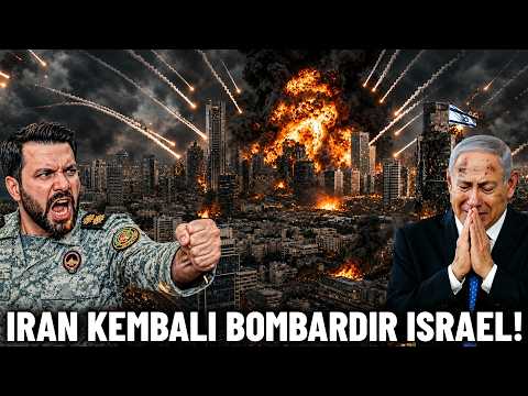 RUDAL IRAN UBAH ISRAEL SEPERTI NERAKA! Serangan Balasan IRGC Lumpuhkan Pusat Komando Udara Israel