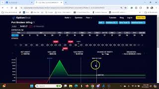 Options Profit Calculator| Broken Wing Butterfly | Strike Selection